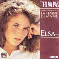 Elsa T'en Va Pas Papa Please Don't Go single cover