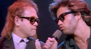 Elton John George Michael Wrap Her Up Music Video