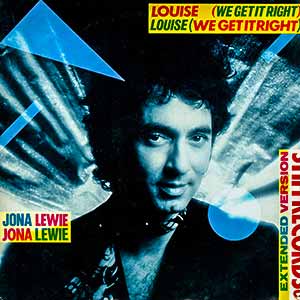 Jona Lewie Louise We Get It Right Single Cover