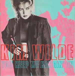 Kim Wilde You Keep Me Hanging On Single Cover