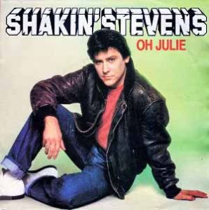 Shakin Stevens Oh Julie Single Cover