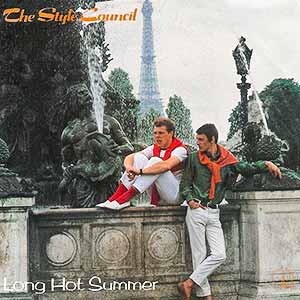 The Style Council Long Hot Summer Single Cover