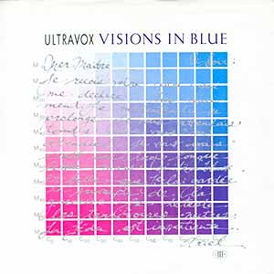 Ultravox Visions In Blue Single Cover
