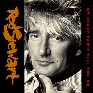 Rod Stewart My Heart Can't Tell You No Single Cover