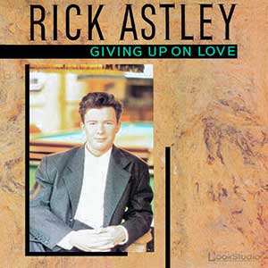 Rick Astley - Giving Up On Love - Single Cover