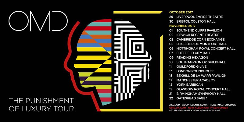 OMD The Punishment of Luxury Tour Dates 2017
