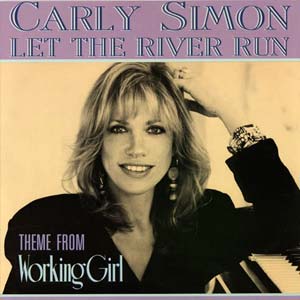 Carly Simon - Let The River Run - single cover