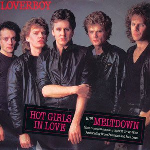 Loverboy - Hot Girls In Love - Single Cover