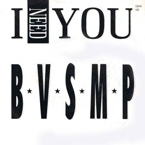 BVSMP - I Need You - Single Cover