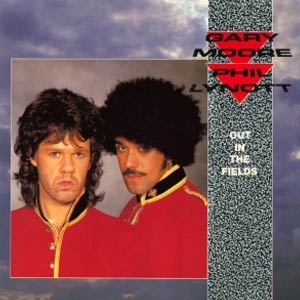 Gary Moore & Philip Lynott - Out In The Fields - Single Cover