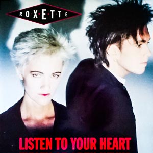 Roxette Listen To Your Heart Single Cover