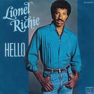 Lionel Richie Hello Single Cover