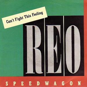 REO Speedwagon Can't Fight This Feeling single cover