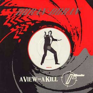 Duran Duran A View To A Kill Single Cover