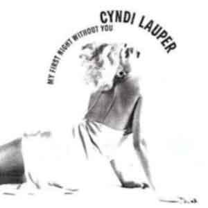 Cyndi Lauper - My First Night Without You - Single Cover