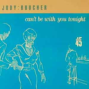 Judy Boucher - Can't Be With You Tonight - Single Cover