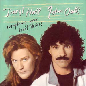 Daryl Hall & John Oates - Everything Your Heart Desires - Single Cover 
