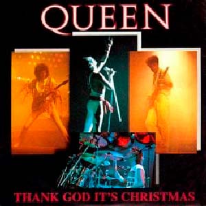 Queen - Thank God It's Christmas - single cover